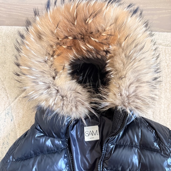 SAM - Blake down puffer jacket with fur trimmed hood - excellent condition - Picture 2 of 13